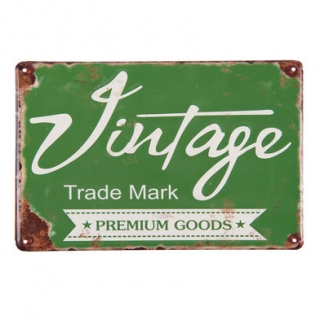 Vintage dekoračná tabuľka "VINTAGE", 30 x 20 cm