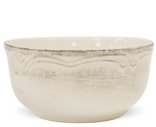 Miska na šalát Provence Ivory, vidiecka keramika, 5x11x11