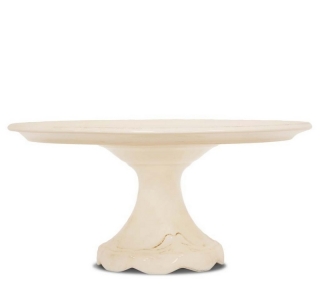 Servírovací podnos okrúhly Provence Ivory, vidiecka keramika, 16x33,5x33,5