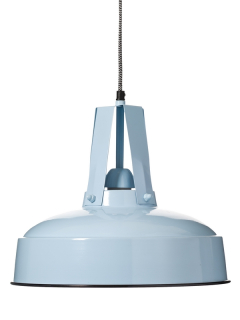 Vintage kovové svietidlo - lampa, FLUX BLUE pr.34cm