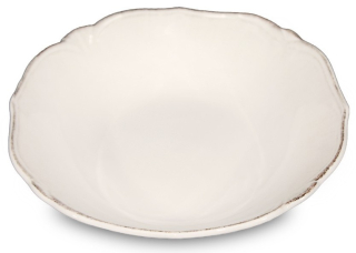 Misa na šalát Provence Ivory, vidiecka keramika, 6,5x25x25