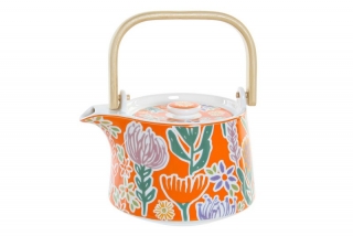 Čajník "orange" porcelán mdf 16x14x12 750ml