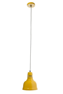 Vintage - retro kovové svietidlo - lampa  "NUNO-Yellow" 24x21