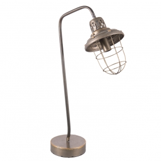 Stolná lampa kovová, 36x15x60cm