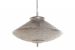 Vintage tepané svietidlo - lampa, 47x47x30 cm