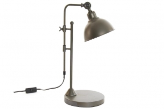 Stolná lampa kovová,  52x26x22,5 cm, ?60 