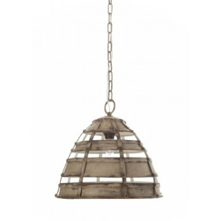 Vintage - vidiecke kovové svietidlo - lampa MAZINE 43x43x46