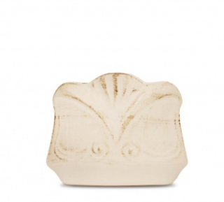 Servítnik Provence Ivory, vidiecka keramika 7,5x9,5x5,5