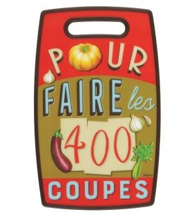 Doska na krájanie "Les 400 coupes" 37 x 23 x H 1,2 cm, plast