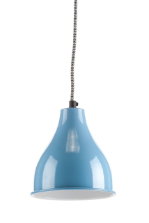 Vintage - retro kovové svietidlo - lampa NUNO Blue, 16x17cm