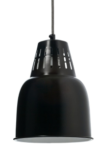 Vintage - retro kovové svietidlo - lampa NUNO Black, 19,5x24cm