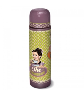 Termoska "Thé formidable" 7x24 cm - 500 ml, plech