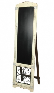 Vintage stojacia tabuľa na prezentáciu, 164,5x44cm